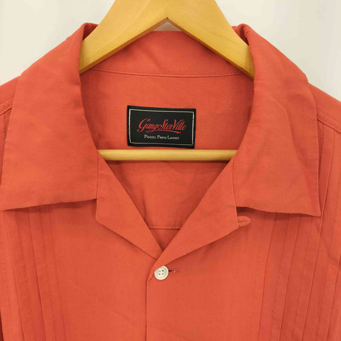 ギャングスタビル GANGSTERVILLE RIPTIDE CLUB S/S GUAYABERA SHIRTS レーヨン キューバ グアヤベラ シャツ メンズ import:L